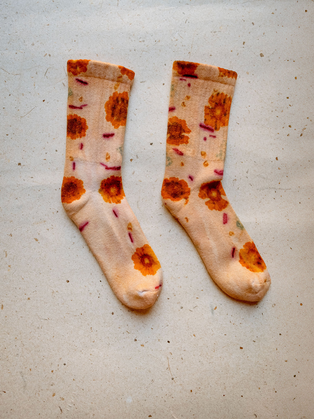 Calcetines Florales Cempasúchil