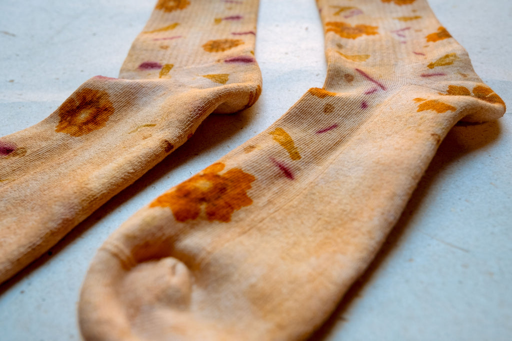 Calcetines Florales Cempasúchil