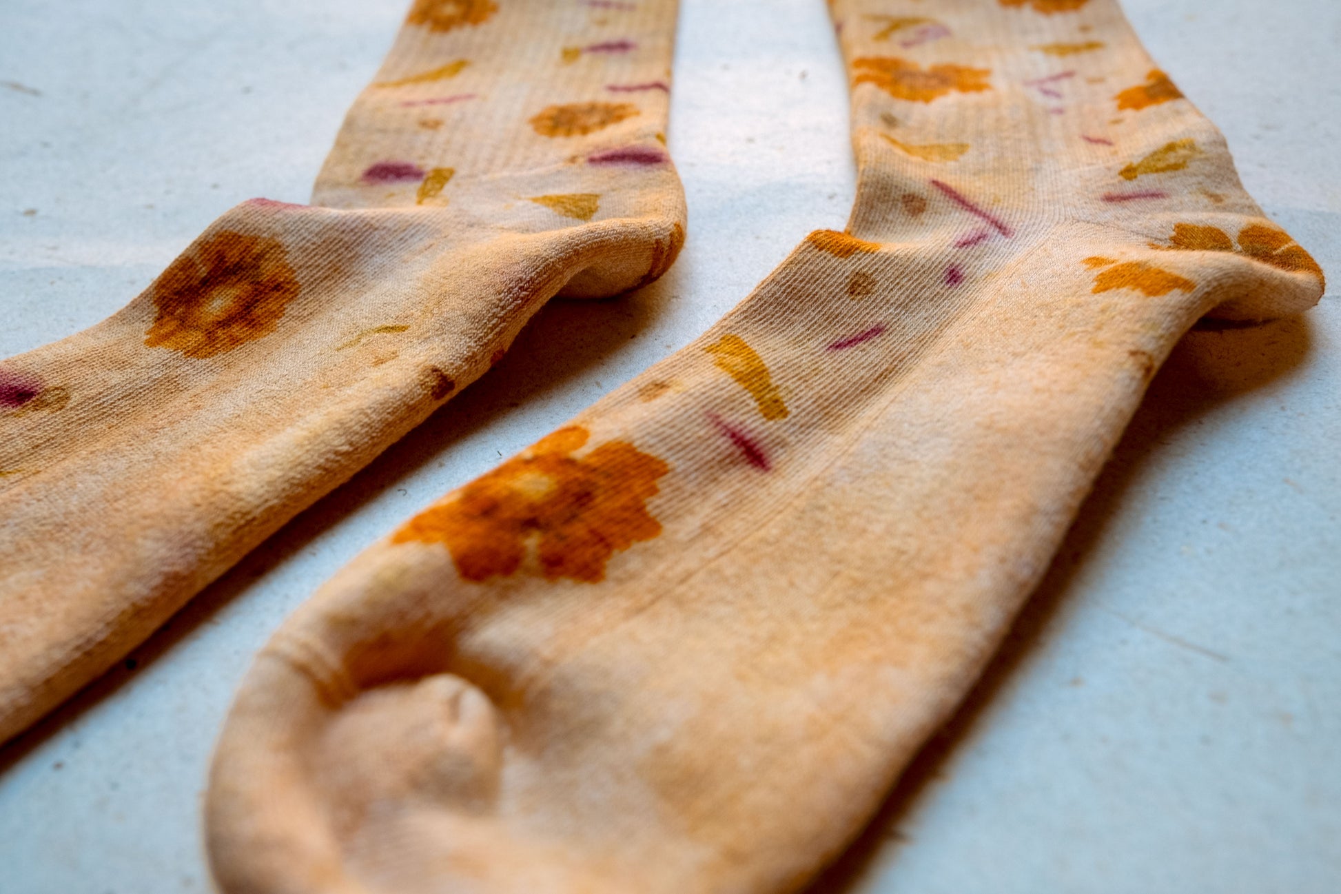 Calcetines Florales Cempasúchil