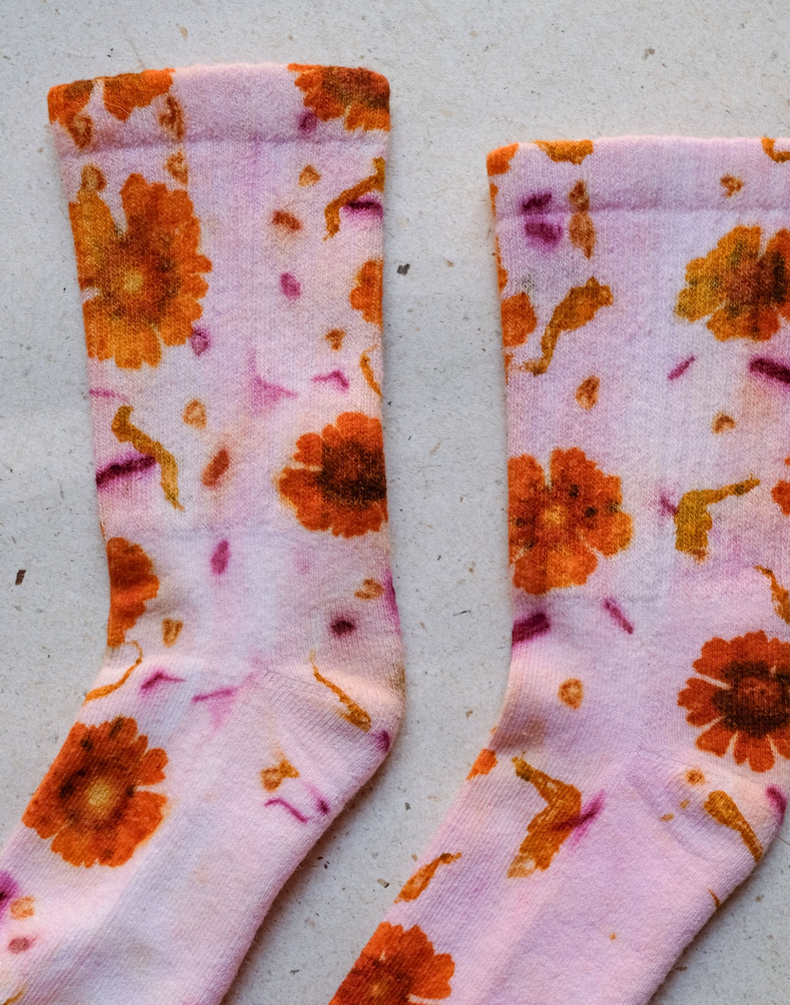 Calcetines Florales Palo de Brasil