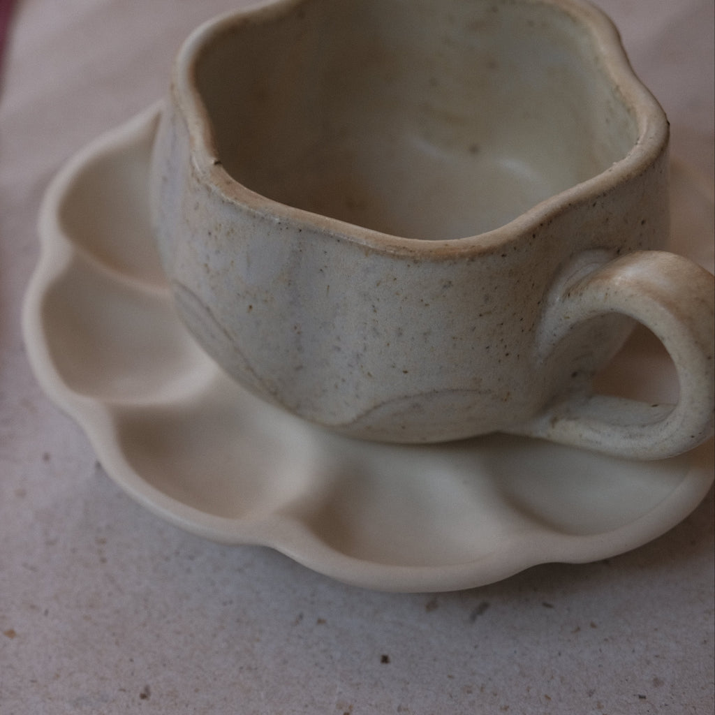 Taza y Plato Pétalo