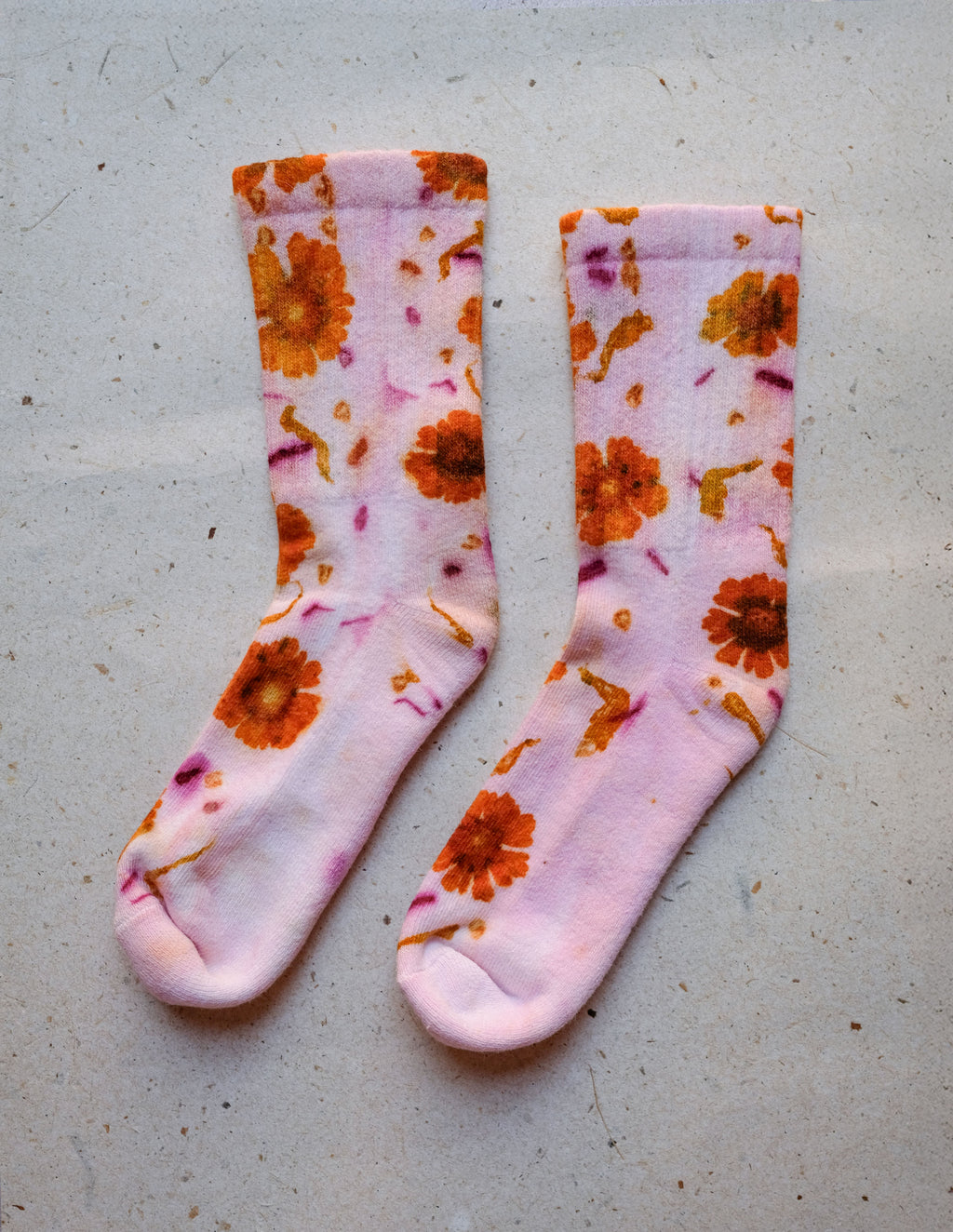 Calcetines Florales Palo de Brasil